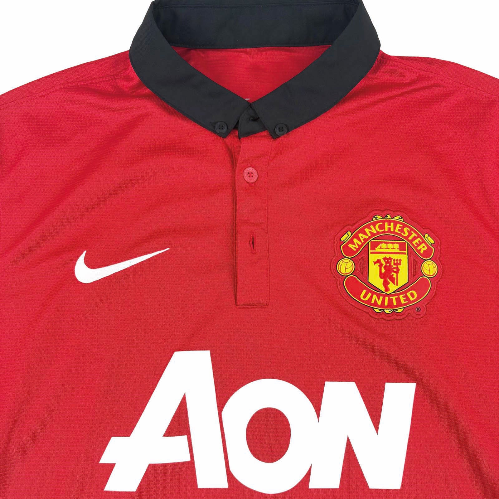 MANCHESTER UNITED 2013/14 HOME SHIRT - #44 JANUZAJ (SIZE M)