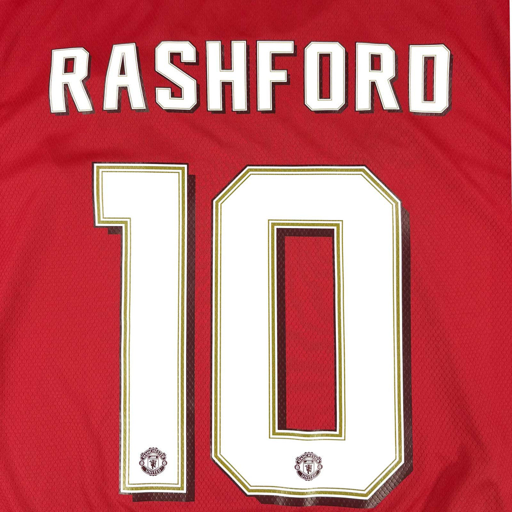 MANCHESTER UNITED 2019/2002 HOME SHIRT - #10 RASHFORD (SIZE XL)