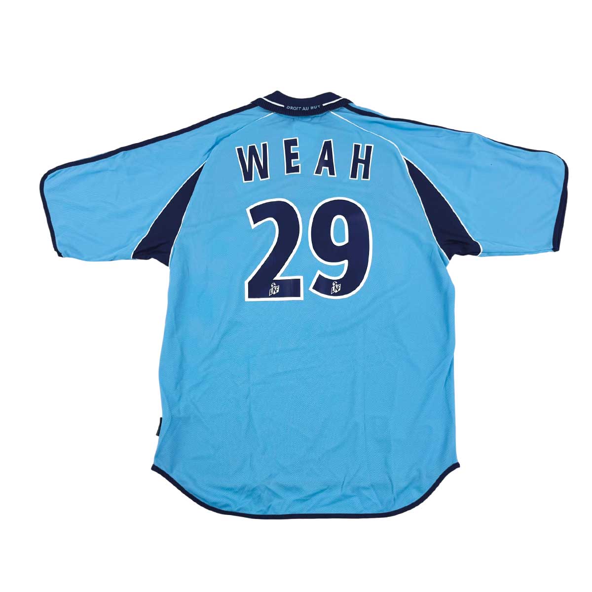OLYMPIQUE MARSEILLE 2000/01 AWAY SHIRT - #29 WEAH (SIZE M) NWT