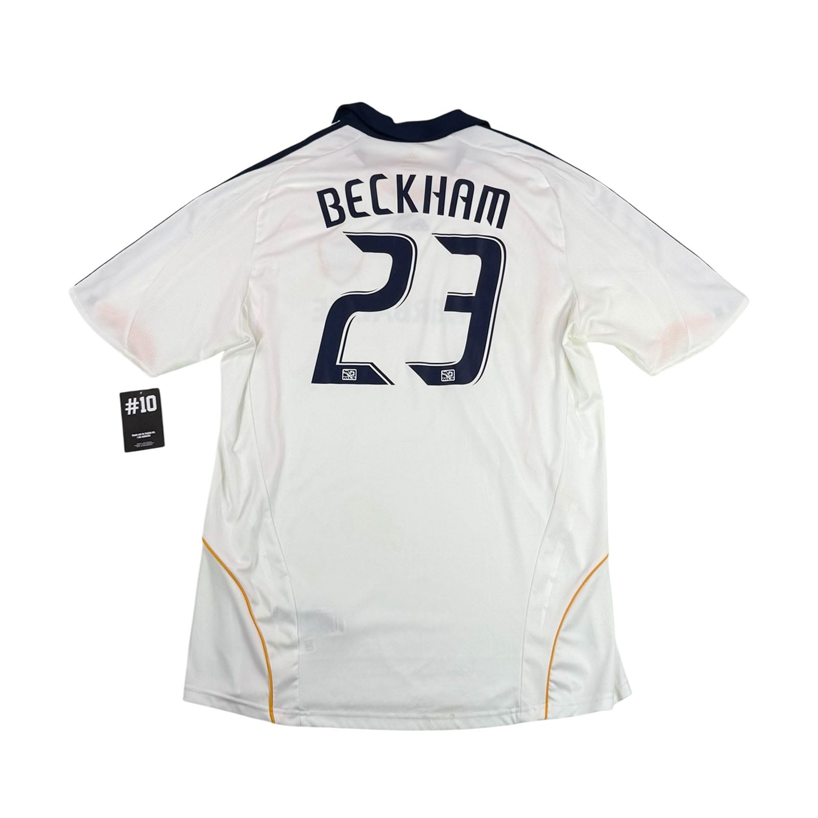 LA GALAXY 2008/09 HOME SHIRT -  #23 BECKHAM (SIZE XL)