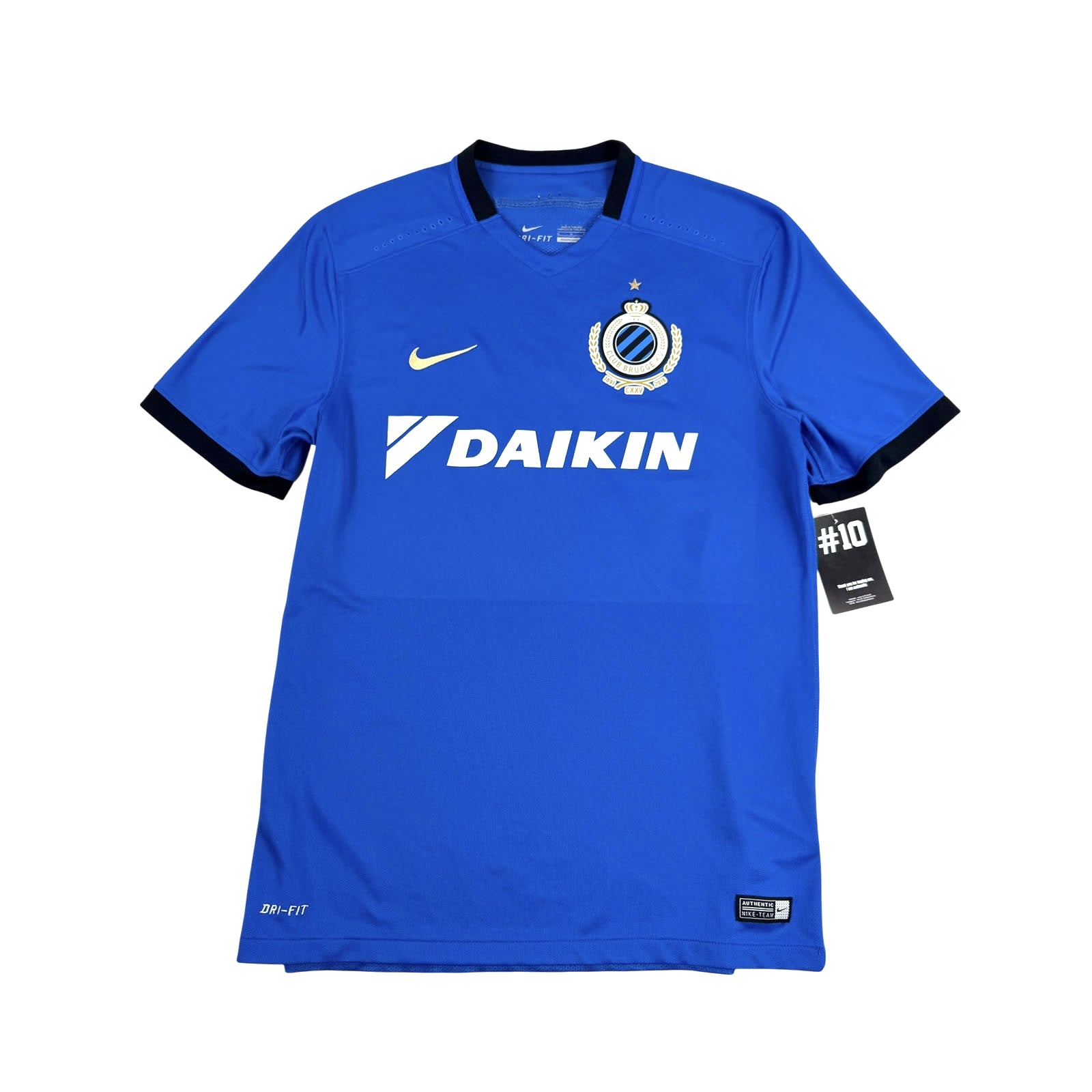 CLUB BRUGGE 2016/17 HOME SHIRT - #2 VAN RHIJN (SIZE M)