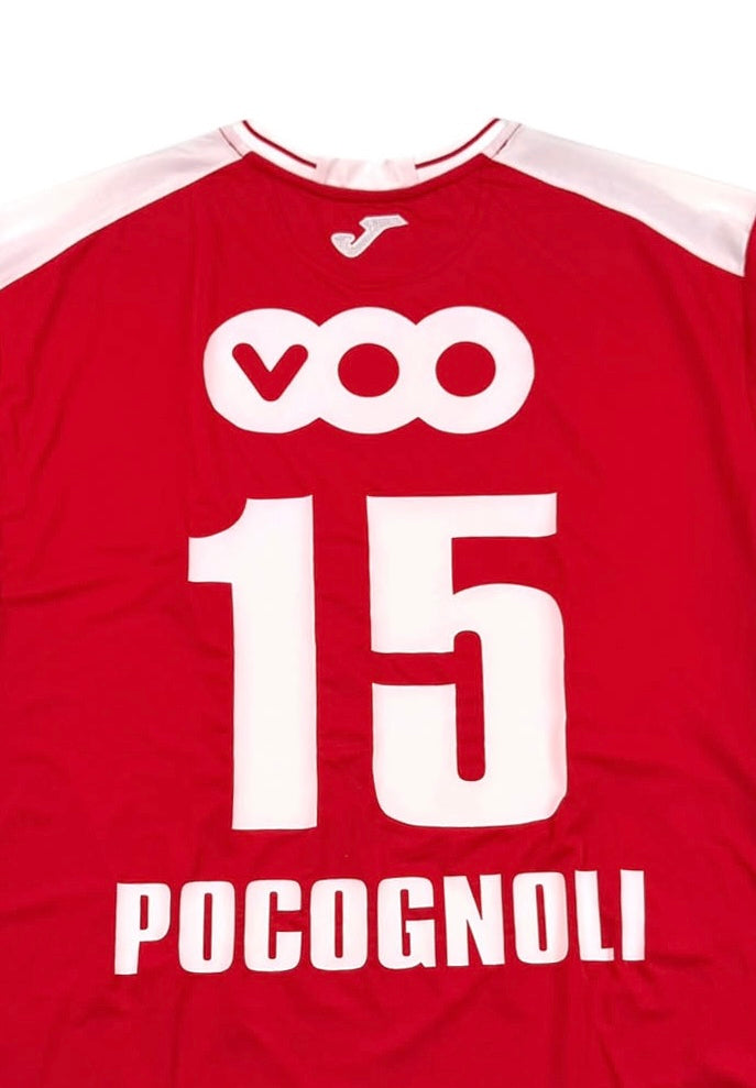 STANDARD DE LIÈGE 2011/12 HOME SHIRT - #15 POCOGNOLI (SIZE XXL)