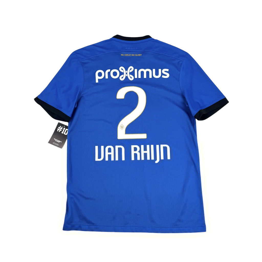 CLUB BRUGGE 2016/17 HOME SHIRT - #2 VAN RHIJN (SIZE M)