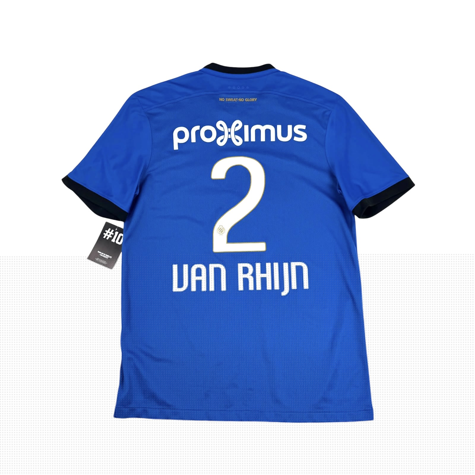 CLUB BRUGGE 2016/17 HOME SHIRT - #2 VAN RHIJN (SIZE M)