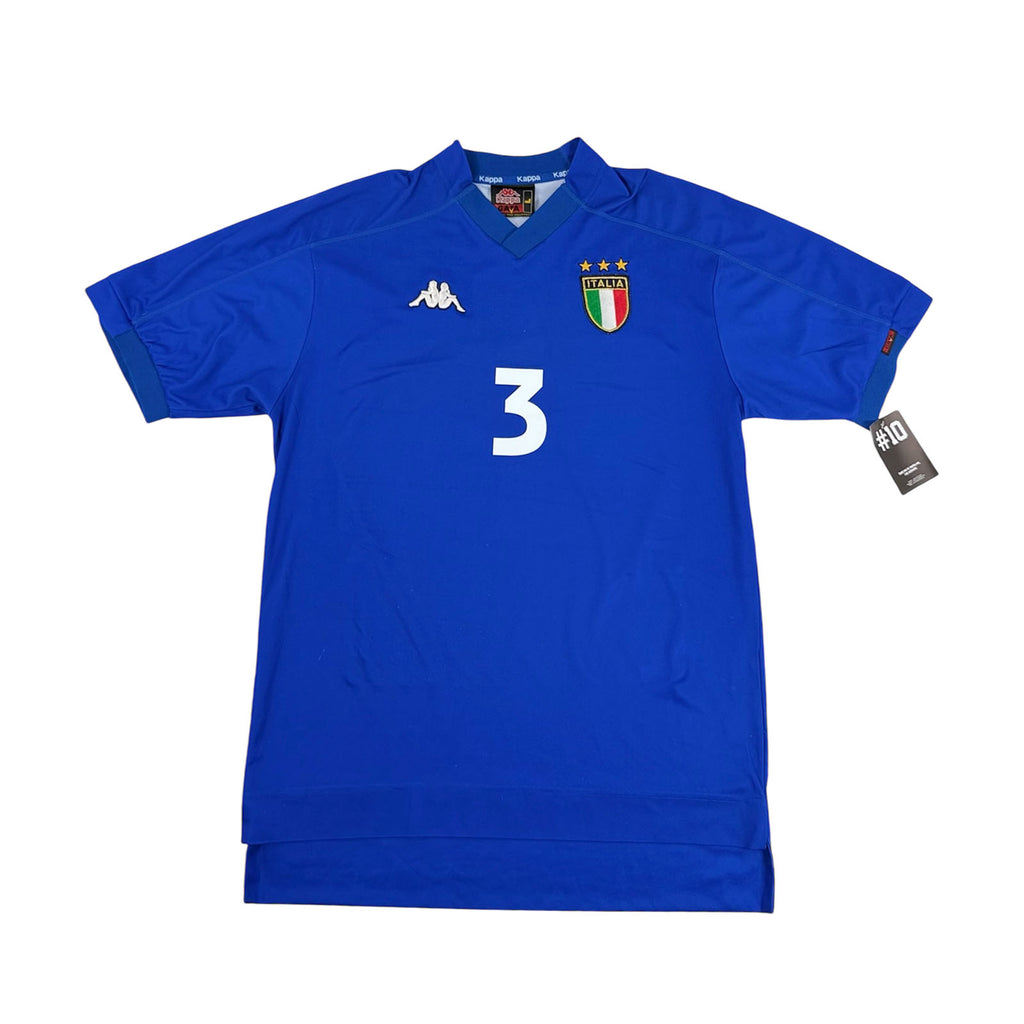 ITALY 1998/99 HOME SHIRT - #3 MALDINI (SIZE L)