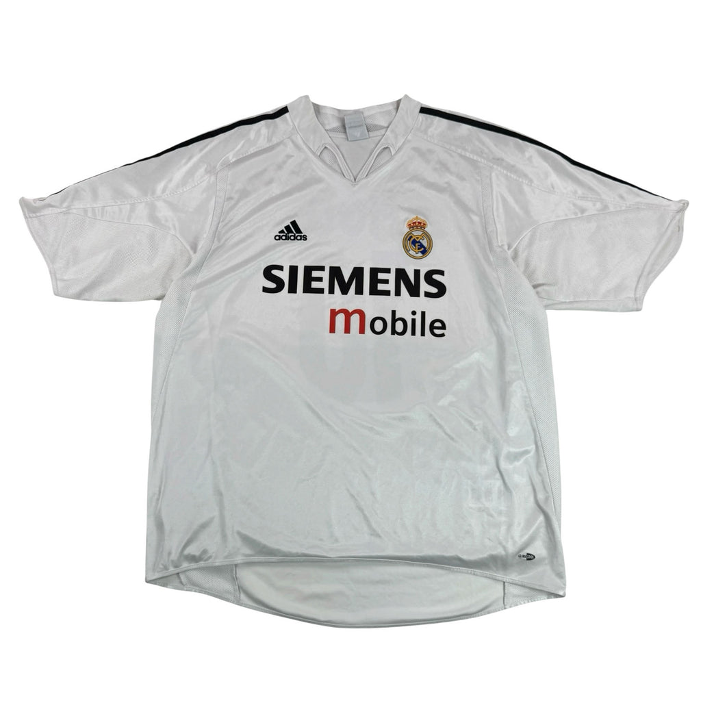 REAL MADRID 2004/05 HOME SHIRT - #10 FIGO (SIZE XL)
