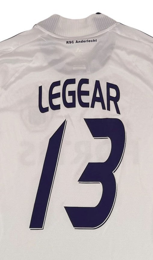 RSC ANDERLECHT 2008/09 HOME SHIRT - #13 LEGEAR (SIZE L)