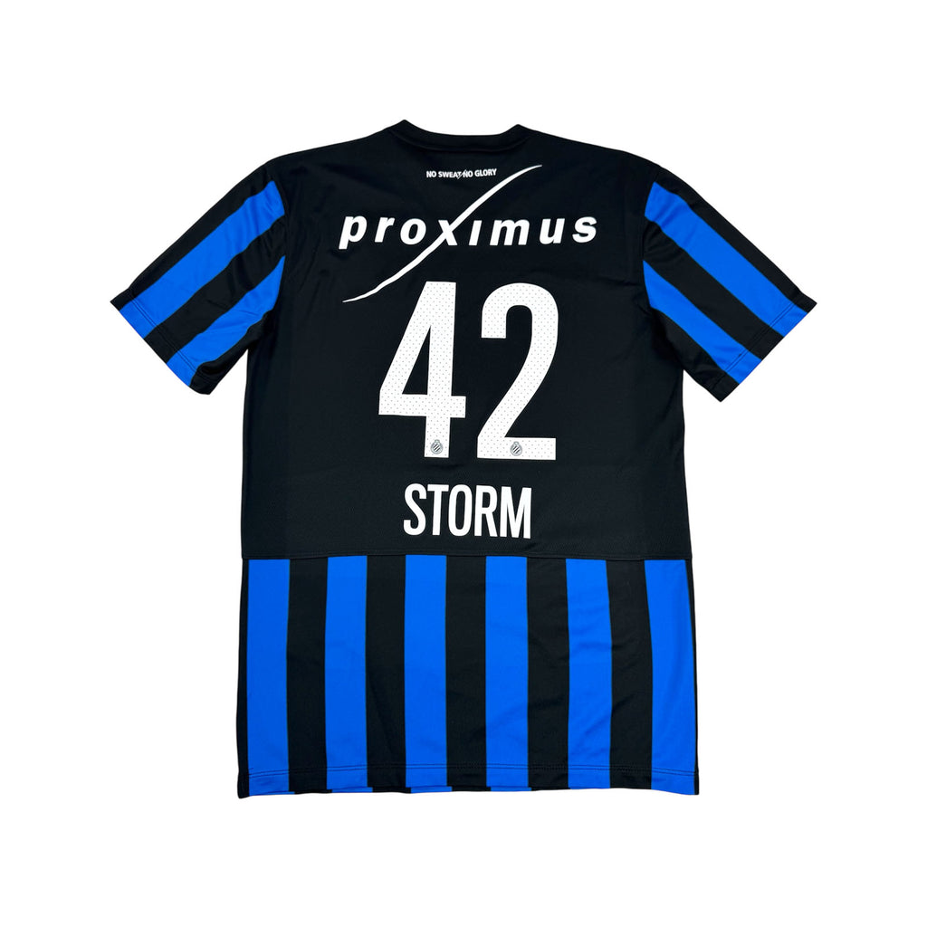CLUB BRUGGE 2014/15  HOME SHIRT - #42 STORM (SIZE M)