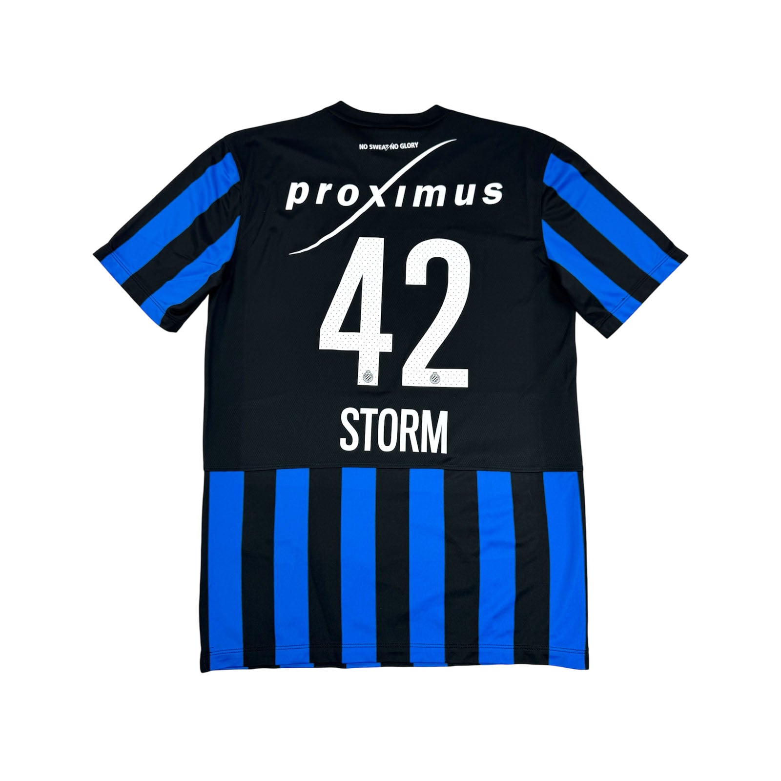 CLUB BRUGGE 2014/15  HOME SHIRT - #42 STORM (SIZE M)