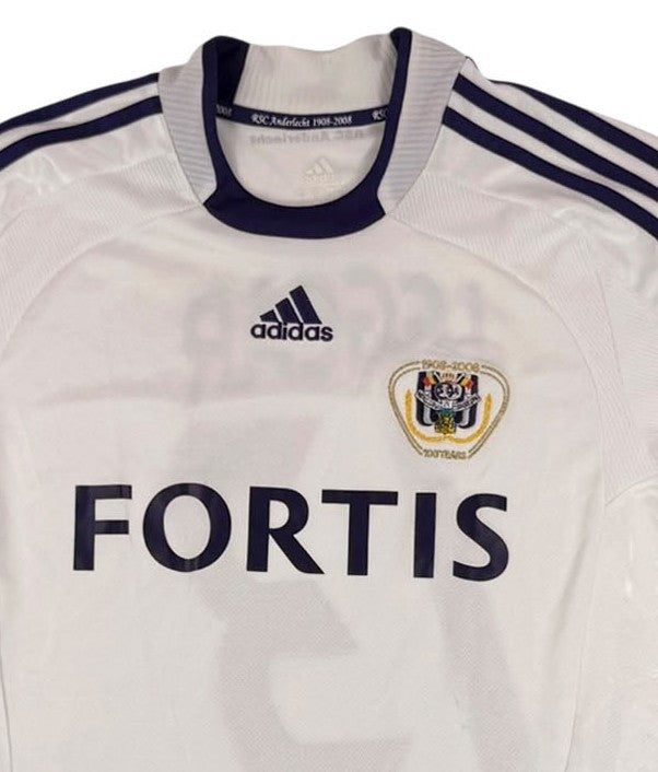RSC ANDERLECHT 2008/09 HOME SHIRT - #13 LEGEAR (SIZE L)