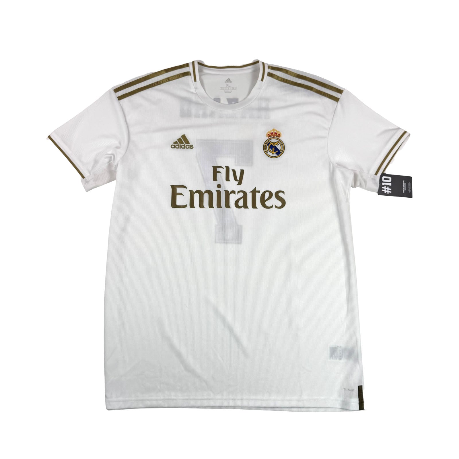 REAL MADRID 2019/20 HOME SHIRT - #7 HAZARD (SIZE XL) NWT