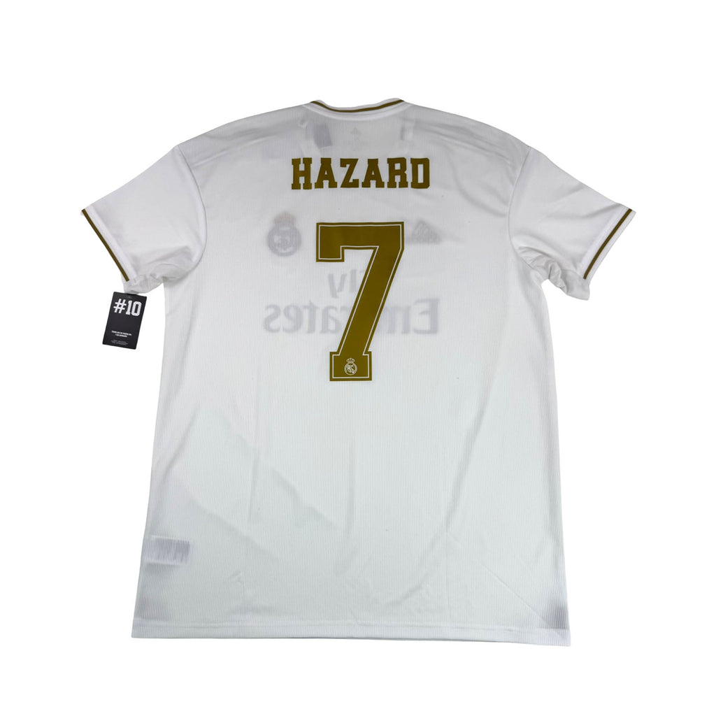 REAL MADRID 2019/20 HOME SHIRT - #7 HAZARD (SIZE XL) NWT