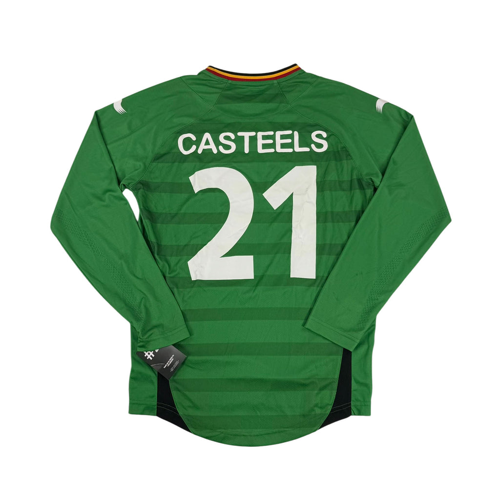 BELGIUM 2014/15 GK SHIRT - PLAYER ISSUE #21 CASTEELS (SIZE XL)