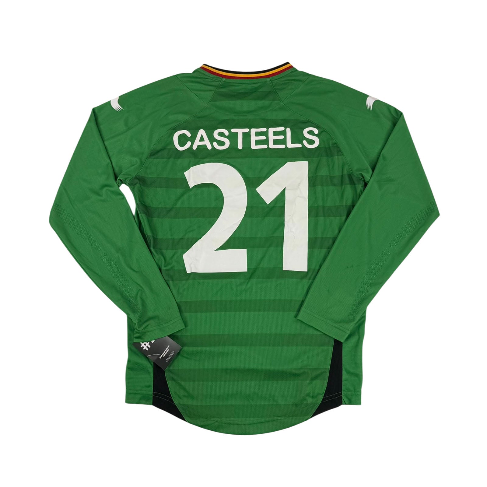 BELGIUM 2014/15 GK SHIRT - PLAYER ISSUE #21 CASTEELS (SIZE XL)