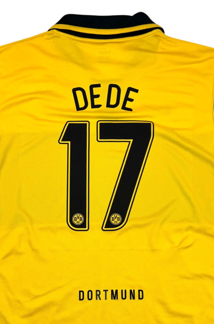 BORUSSIA DORTMUND 2007/08 HOME SHIRT - #17 DEDE (SIZE XL)