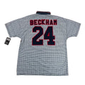 MANCHESTER UNITED 1995/96 AWAY SHIRT - #24 BECKHAM (SIZE XL)