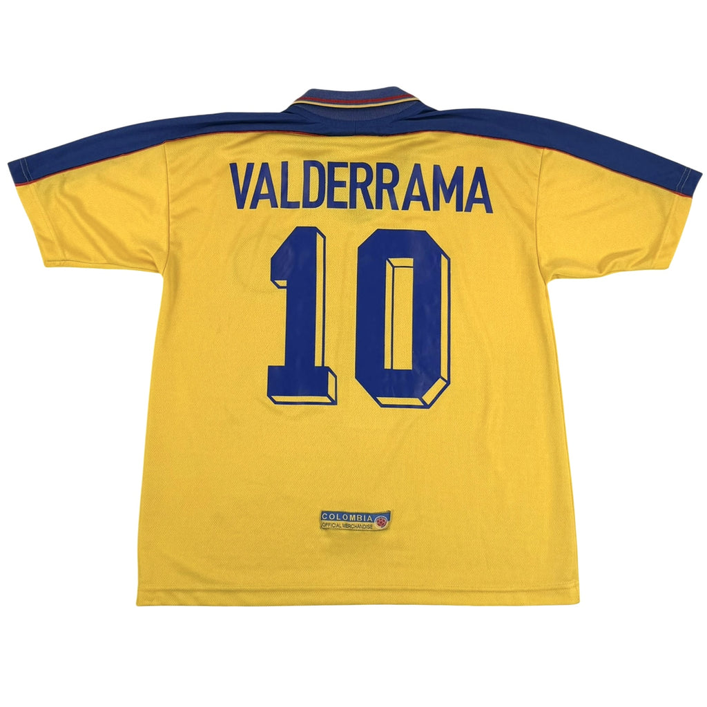 COLOMBIA 1998/99 HOME SHIRT - #10 VALDERRAMA (SIZE M)