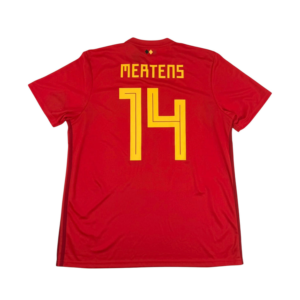 BELGIUM 2018/19 HOME SHIRT - #14 MERTENS (SIZE XL) NWT