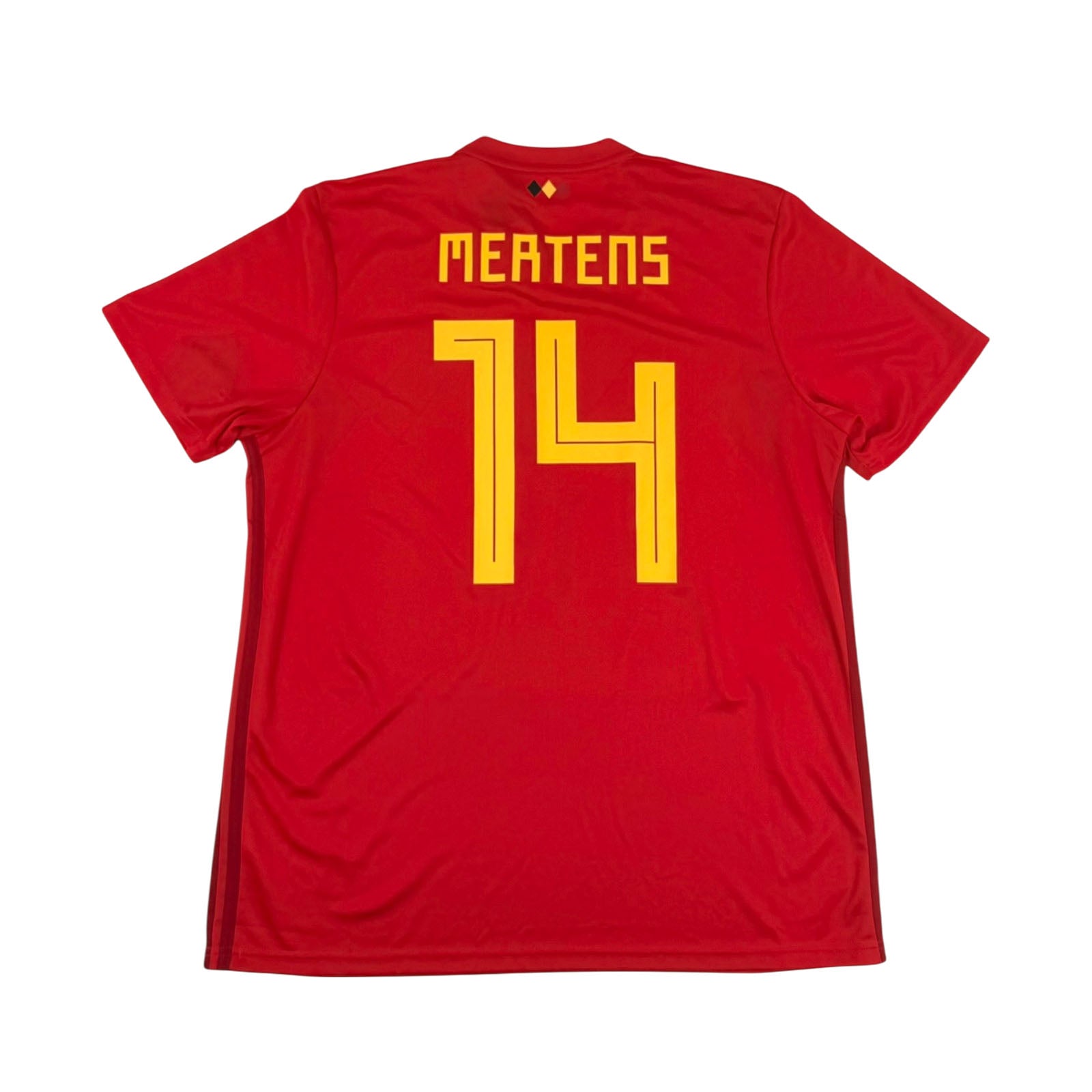 BELGIUM 2018/19 HOME SHIRT - #14 MERTENS (SIZE XL) NWT