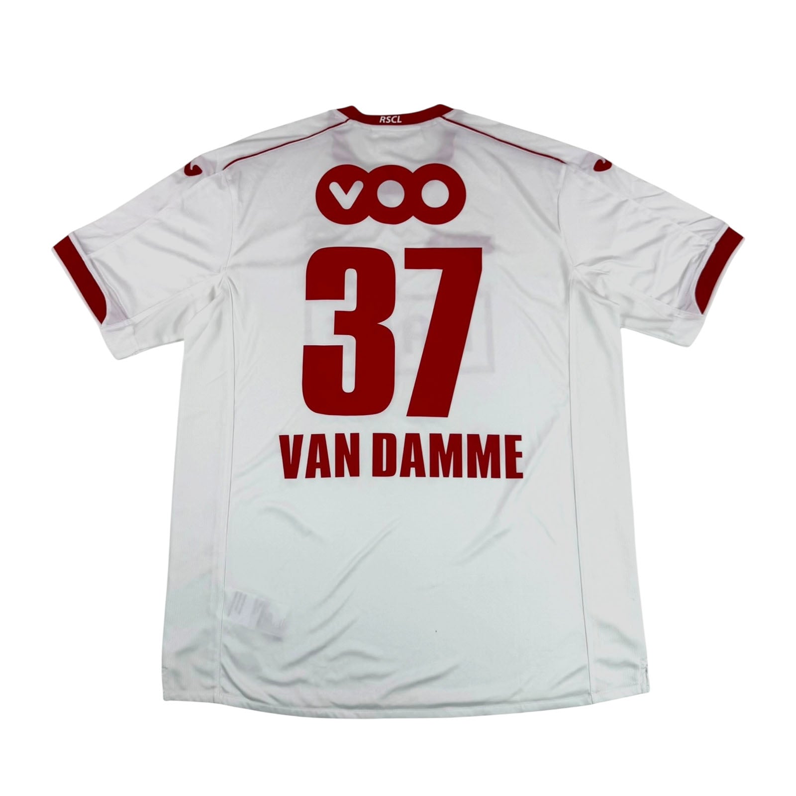 STANDARD DE LIÈGE 2012/13 AWAY SHIRT - #37 VAN DAMME (SIZE XL) NWT