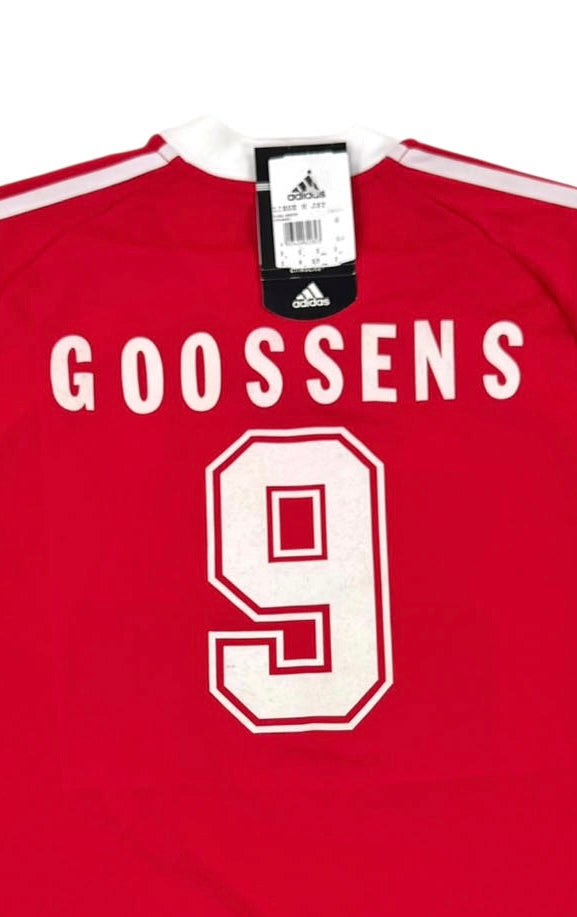 STANDARD DE LIÈGE 2002/03 HOME SHIRT - #9 GOOSSENS (SIZE S) NWT