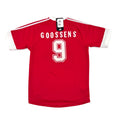 STANDARD DE LIÈGE 2002/03 HOME SHIRT - #9 GOOSSENS (SIZE S) NWT