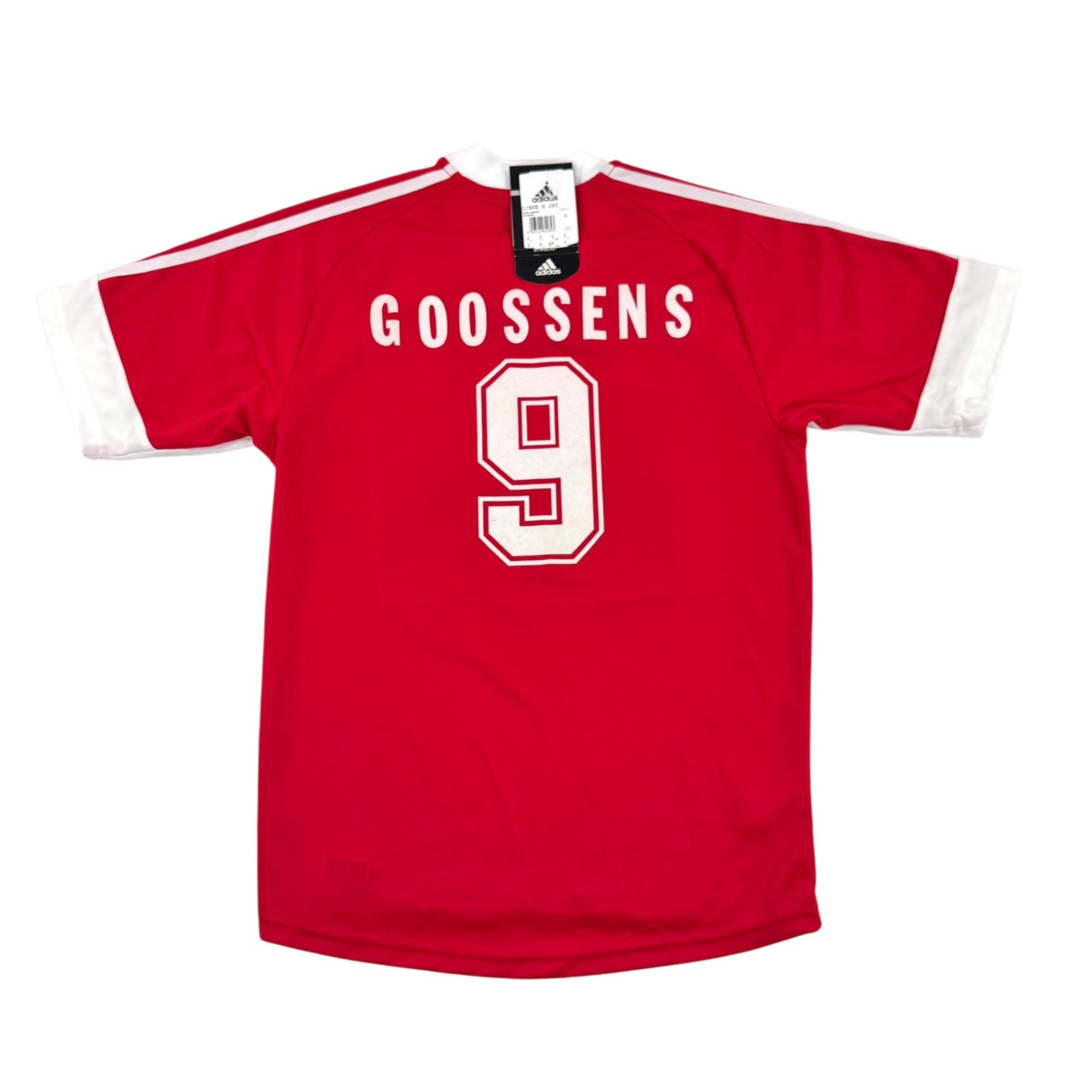 STANDARD DE LIÈGE 2002/03 HOME SHIRT - #9 GOOSSENS (SIZE S) NWT