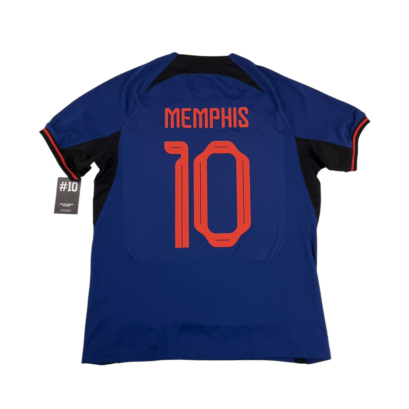 THE NETHERLANDS 2022/23 AWAY SHIRT - #10 MEMPHIS (SIZE M)
