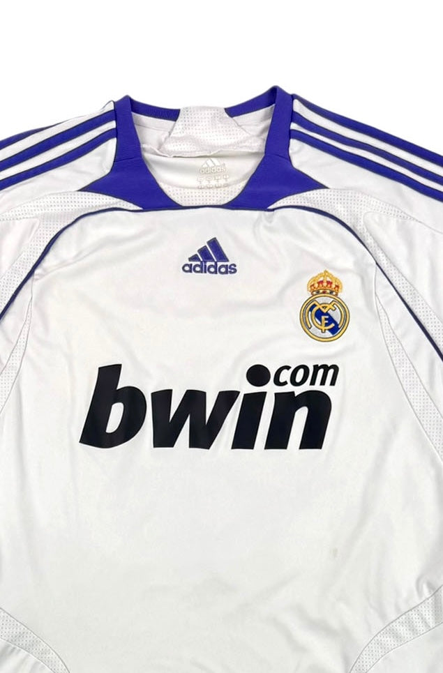 REAL MADRID 2007/08 HOME SHIRT - #23 SNEIJDER (SIZE L)