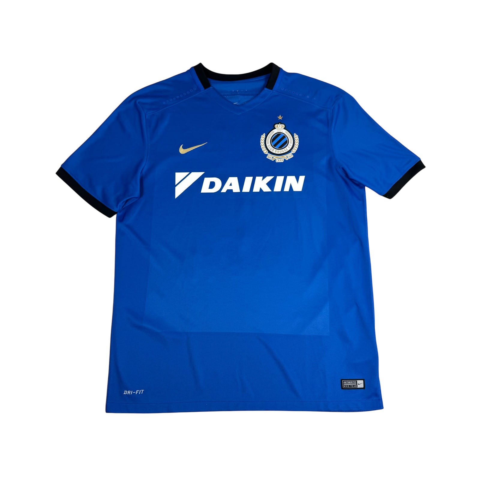 CLUB BRUGGE 2016/17 HOME SHIRT - #9 VOSSEN (SIZE L)