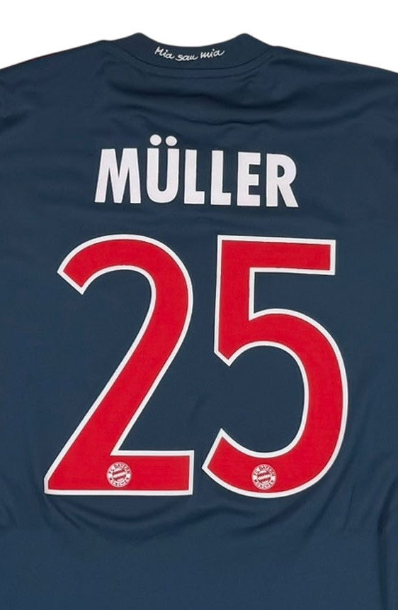 FC BAYERN MUNICH 2013/14 THIRD SHIRT - #25 MÜLLER (SIZE M)