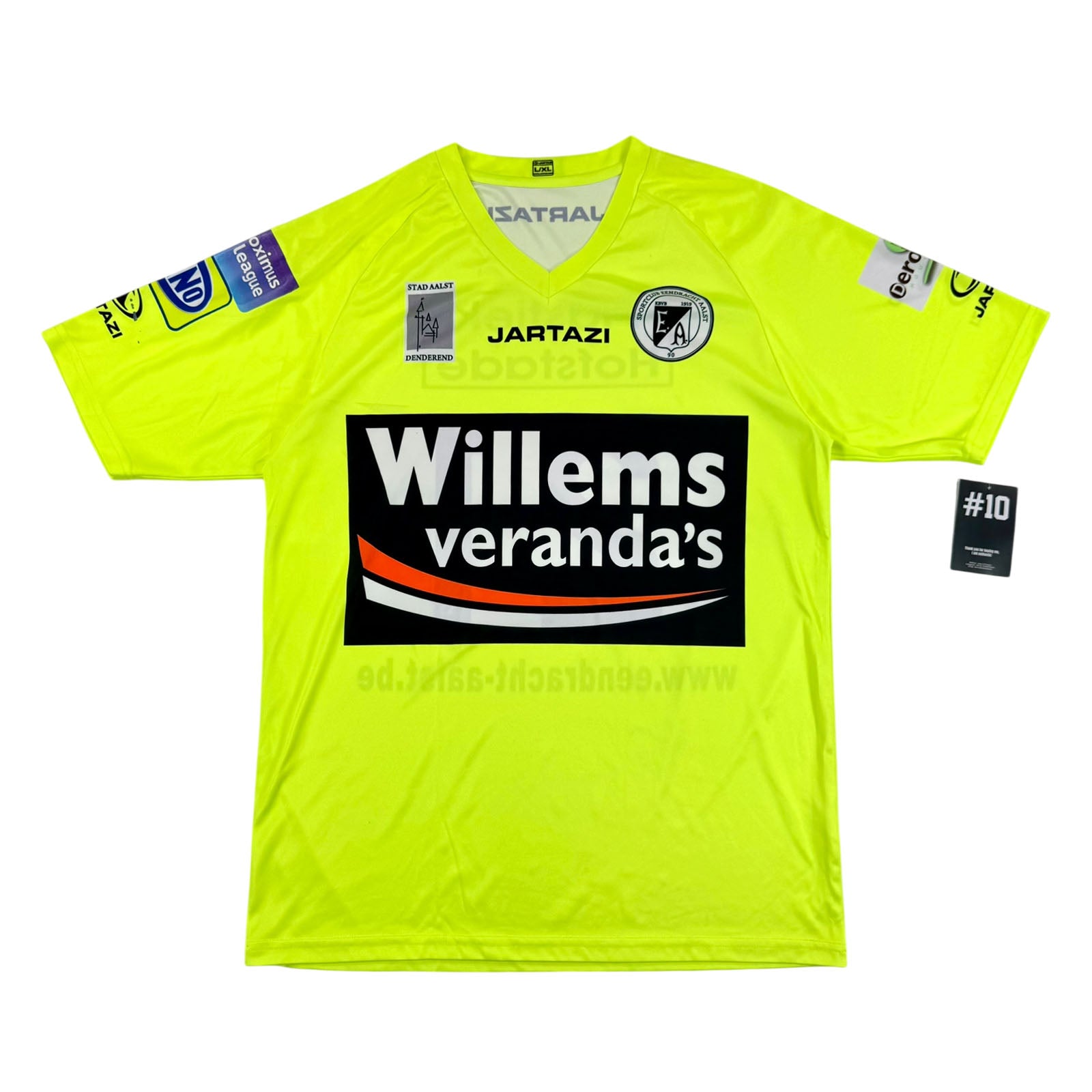 EENDRACHT AALST 2013/14 AWAY SHIRT - MATCHWORN/ISSUED #21