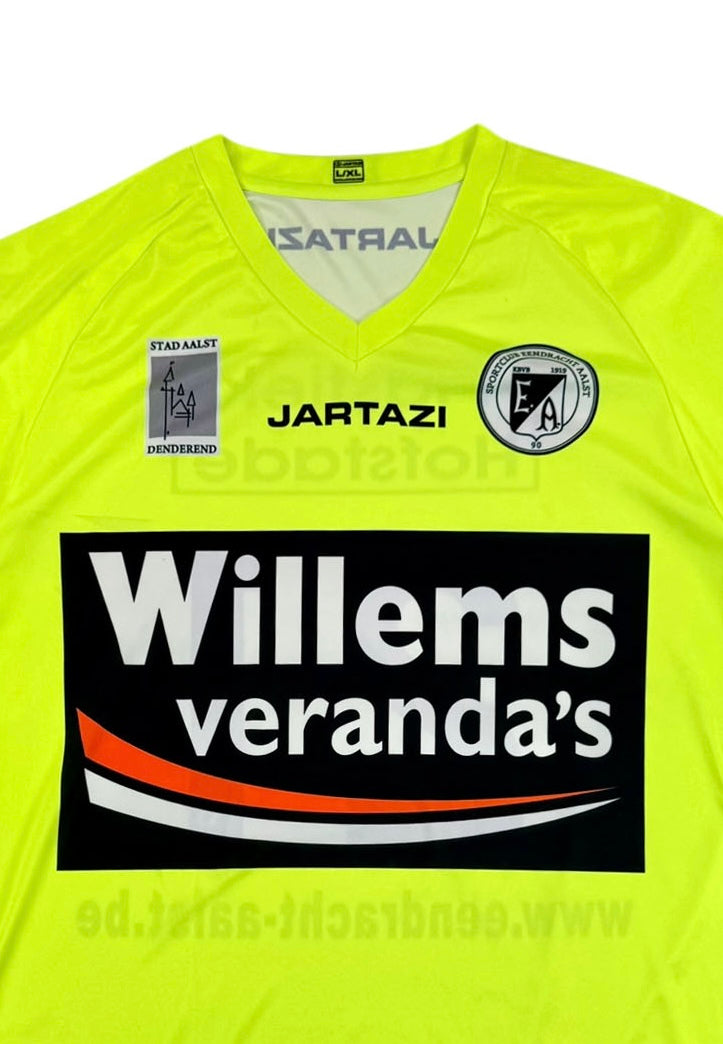 EENDRACHT AALST 2013/14 AWAY SHIRT - MATCHWORN/ISSUED #21 (SIZE L/XL)
