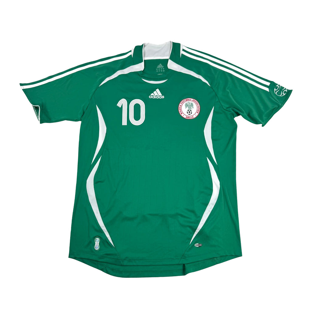 NIGERIA 2006/07 HOME SHIRT - #10 OKOCHA (SIZE L)