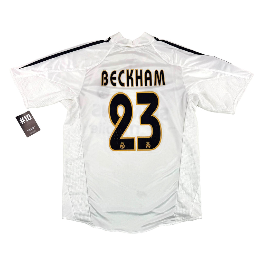 REAL MADRID 2004/05 HOME SHIRT - #23 BECKHAM 