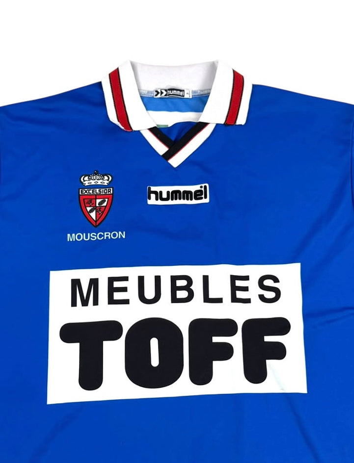 EXCELSIOR MOUSCRON 1999/00 AWAY SHIRT - #11 JESTROVIC (SIZE XL)