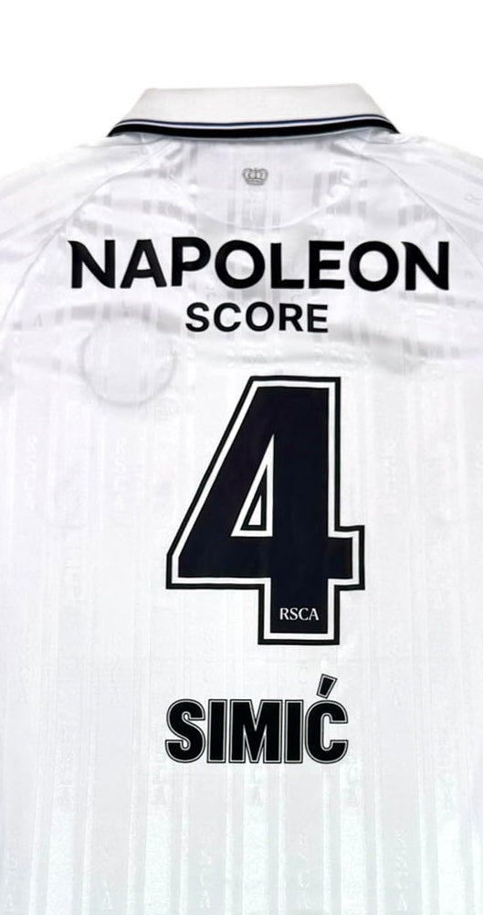 RSC ANDERLECHT 2025/26 AWAY SHIRT - #4 SIMIC (SIZE XL)