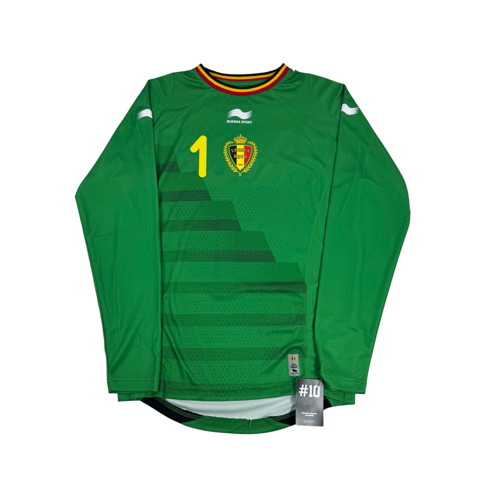 BELGIUM 2014/15 GK SHIRT - #1 COURTOIS (SIZE XL)