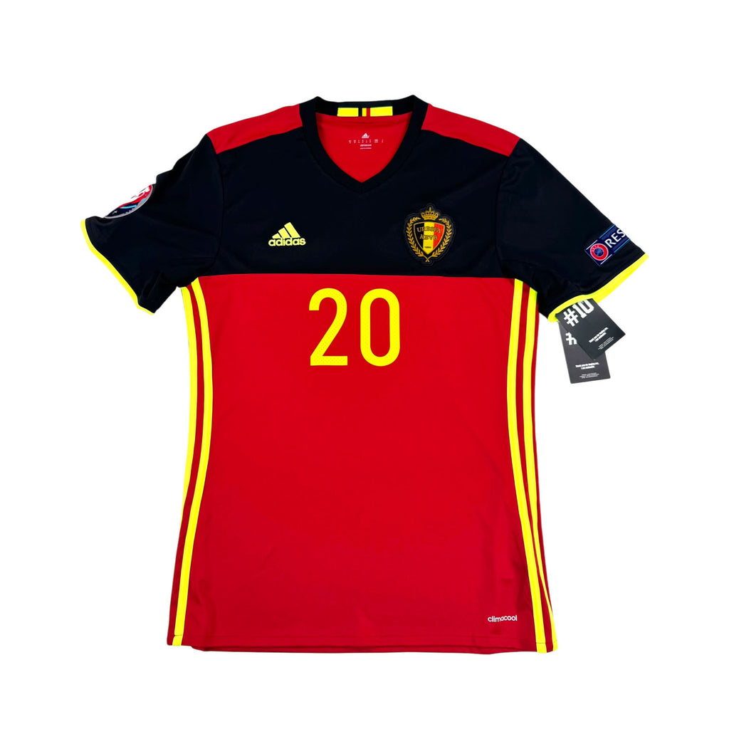 BELGIUM 2016/17 HOME SHIRT - #20 BENTEKE (SIZE M)
