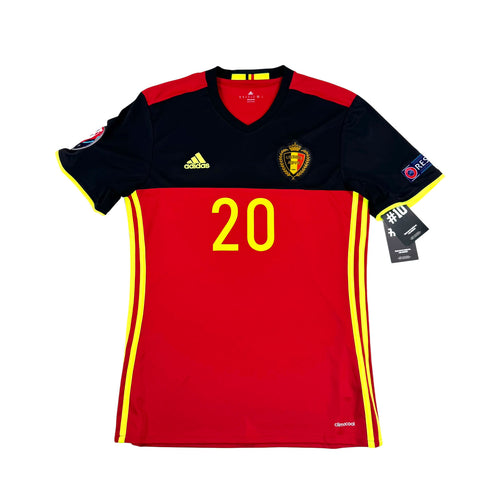 BELGIUM 2016/17 HOME SHIRT - #20 BENTEKE (SIZE M)