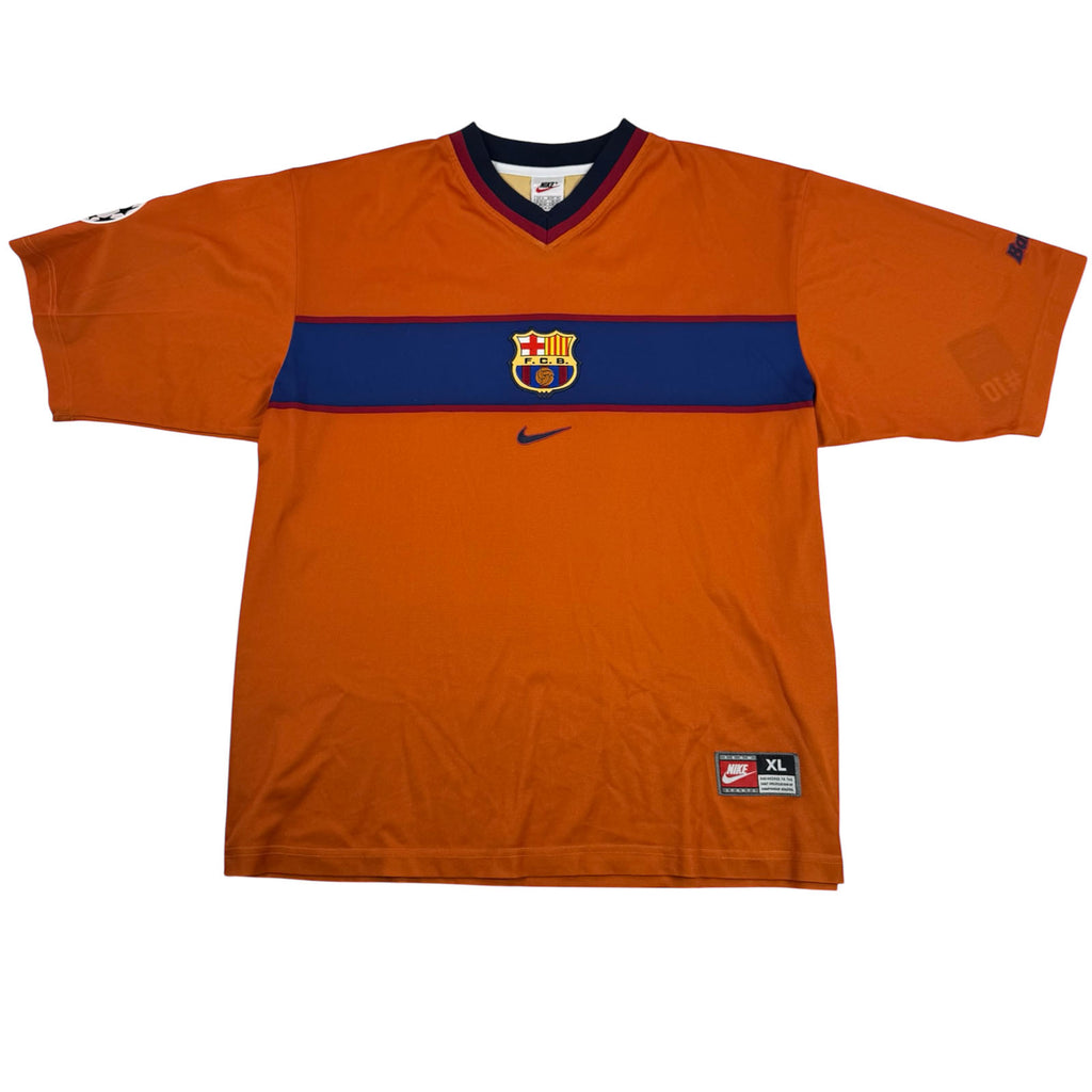 FC BARCELONA 1998/00 THIRD SHIRT - #11 RIVALDO (SIZE XL)