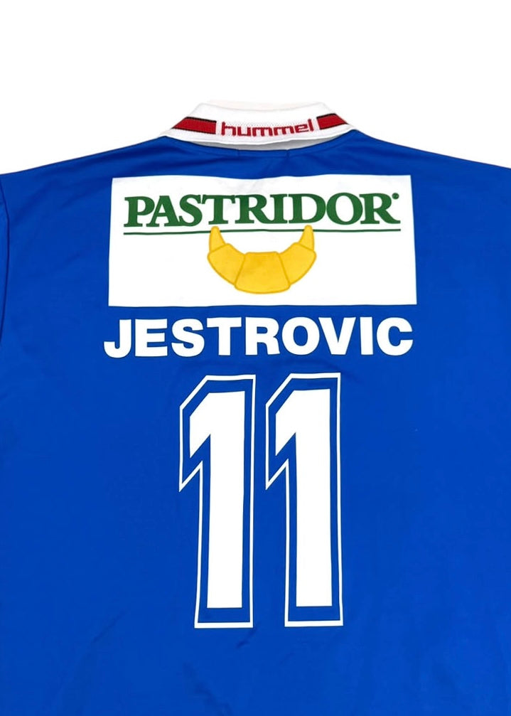 EXCELSIOR MOUSCRON 1999/00 AWAY SHIRT - #11 JESTROVIC (SIZE XL)