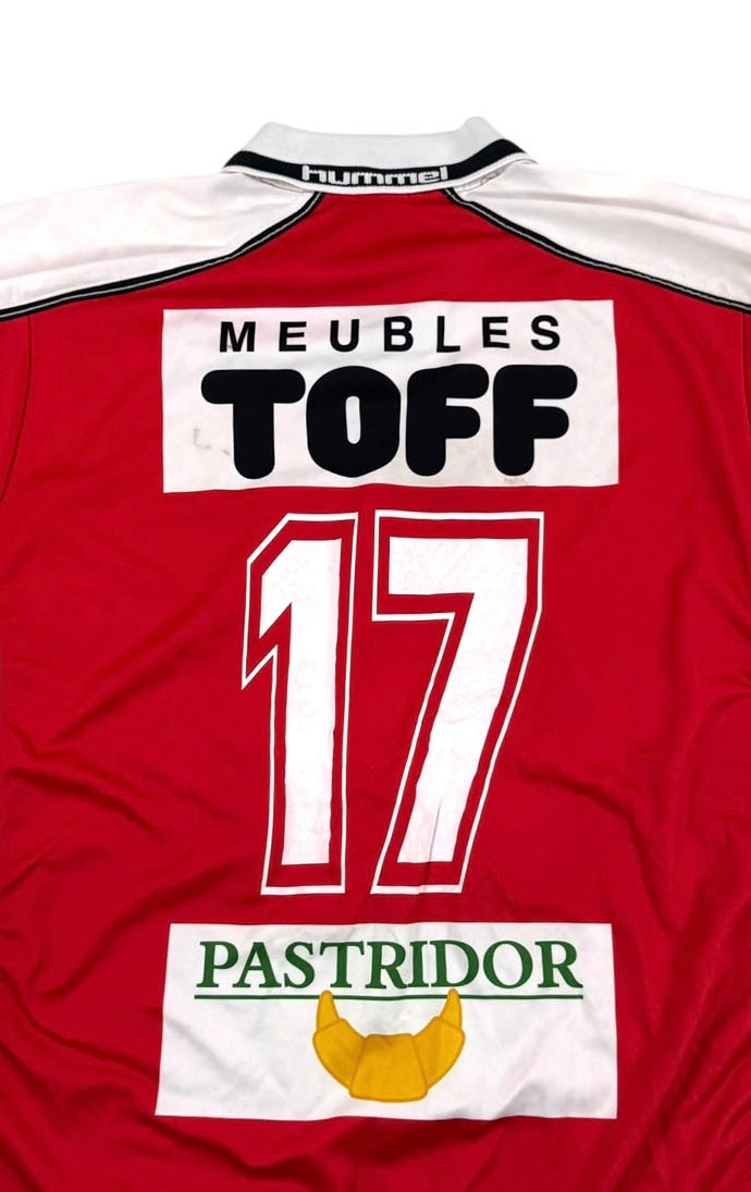 EXCELSIOR MOUSCRON 2000/01 HOME SHIRT – MATCHWORN/ISSUED #17 (SIZE XL)