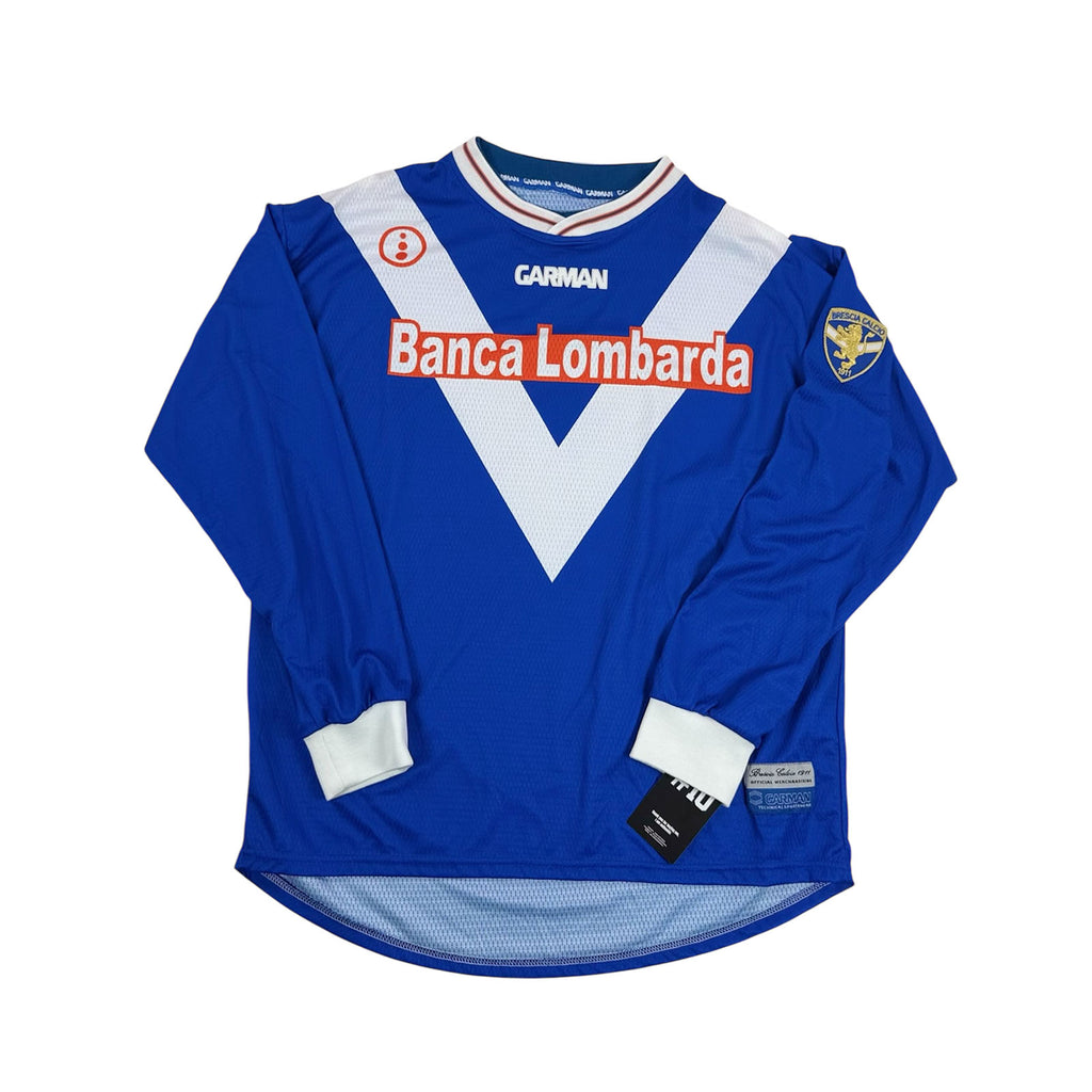 BRESCIA CALCIO 2001/02 HOME SHIRT L/S - #10 BAGGIO (SIZE XL)
