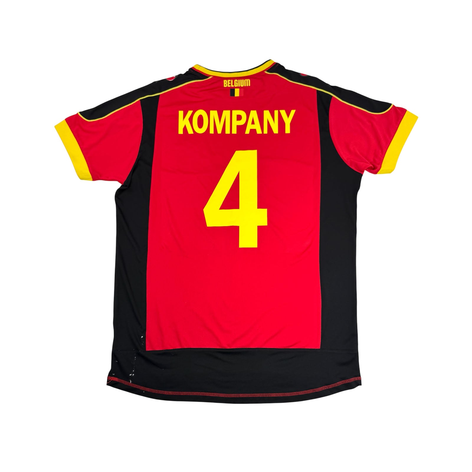 BELGIUM 2012/13 HOME SHIRT - #4 KOMPANY (SIZE L/XL)