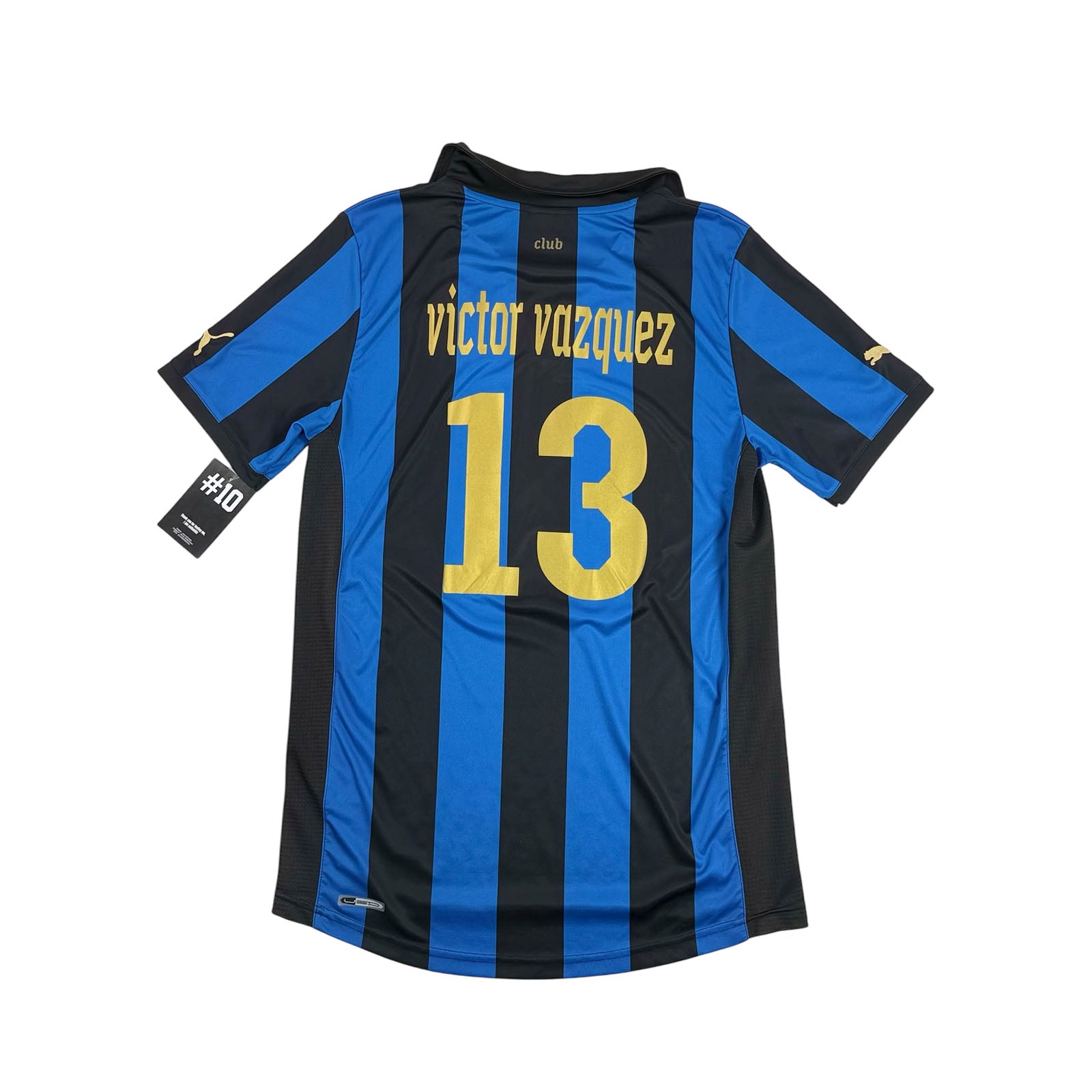 CLUB BRUGGE 2011/12 HOME SHIRT - #13 VICTOR VAZQUEZ (SIZE M)