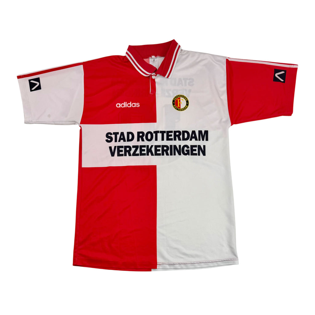 FEYENOORD 1996/97 HOME SHIRT - #10 LARSSON (SIZE XL)