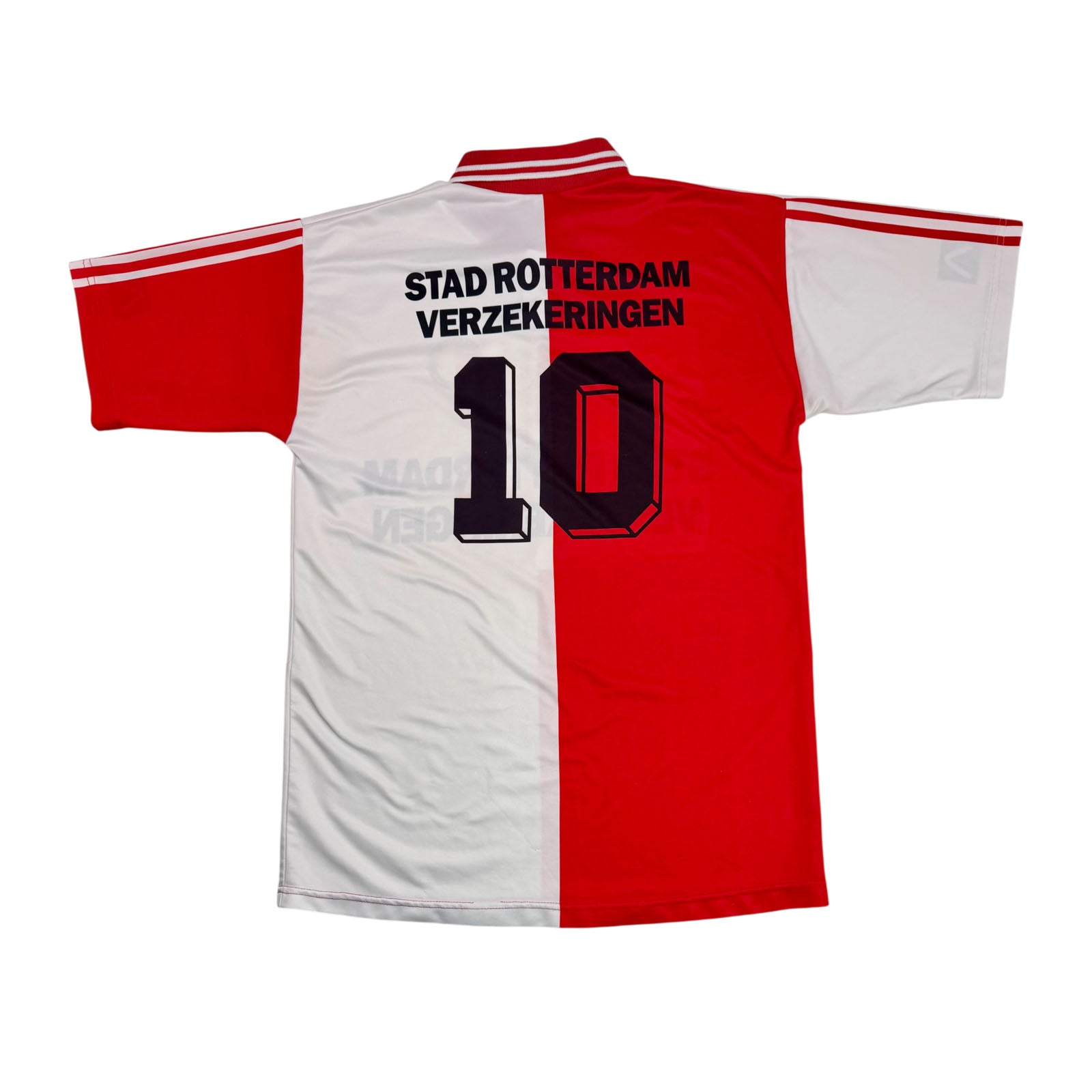 FEYENOORD 1996/97 HOME SHIRT - #10 LARSSON (SIZE XL)