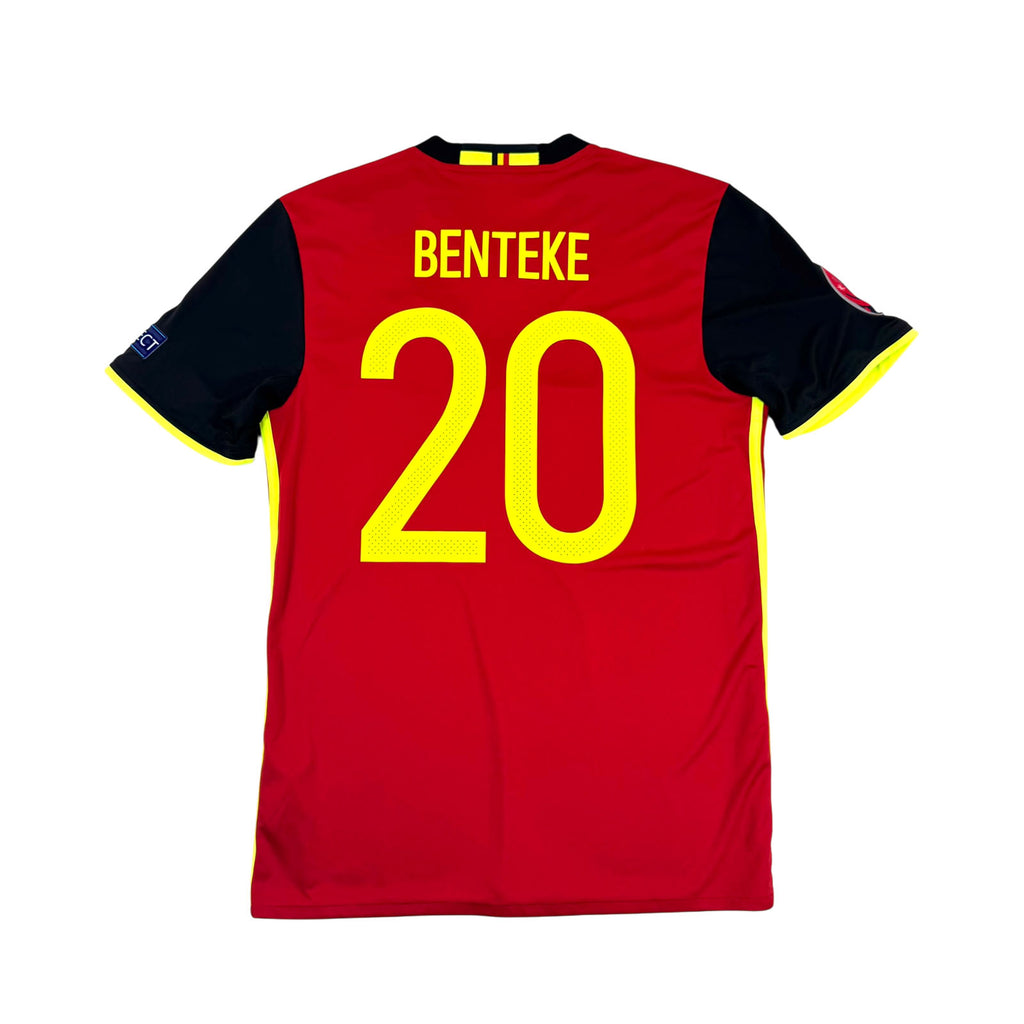 BELGIUM 2016/17 HOME SHIRT - #20 BENTEKE (SIZE M)