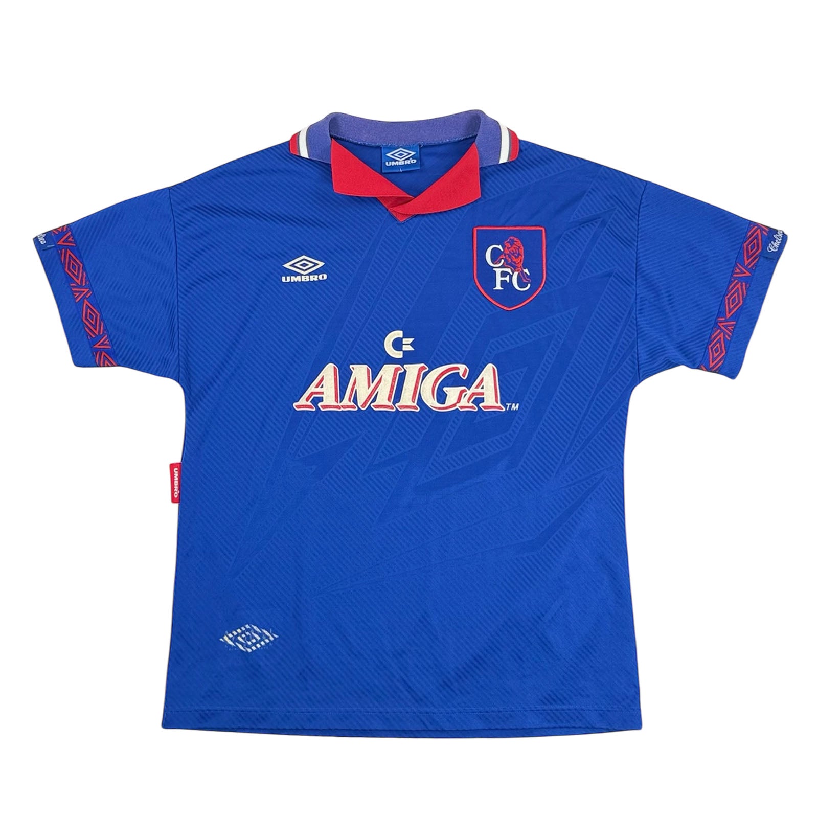 CHELSEA 1993/94 HOME SHIRT - #11 WISE (SIZE L)